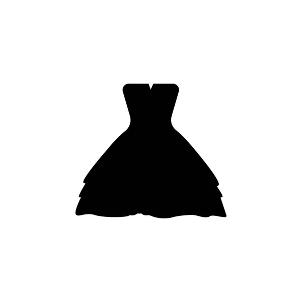 Іконка Сукні Tutu Білому Тлі — стоковий вектор