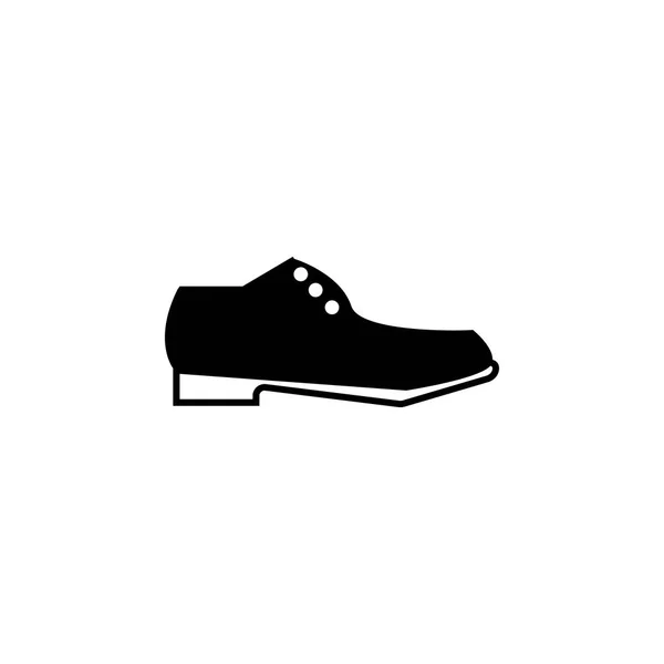 Boot Shoes Icon White Background — Stock Vector