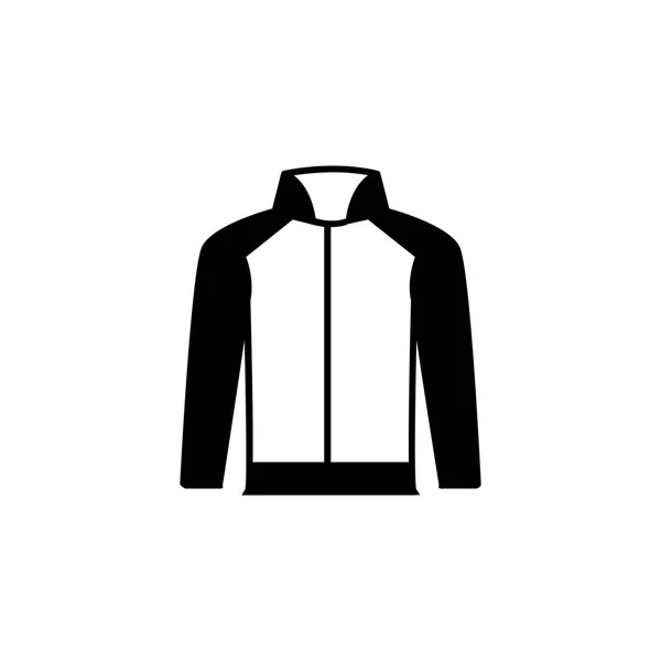 Sport Jas Pictogram Witte Achtergrond — Stockvector