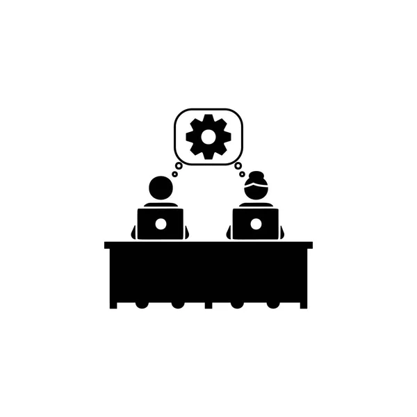 Allmän Idé Ikonen Element Med Kollegor Ikonen För Mobila Koncept — Stock vektor