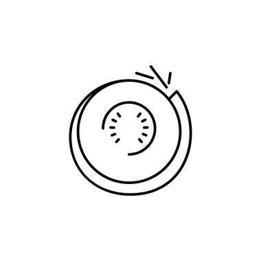 Charki havai fişek Diwali ışıklar simgesi beyaz arka plan. Beyaz arka plan üzerinde beyaz arka plan üzerinde grafik ve web tasarım için Diwali Hindu festivali öğeleri