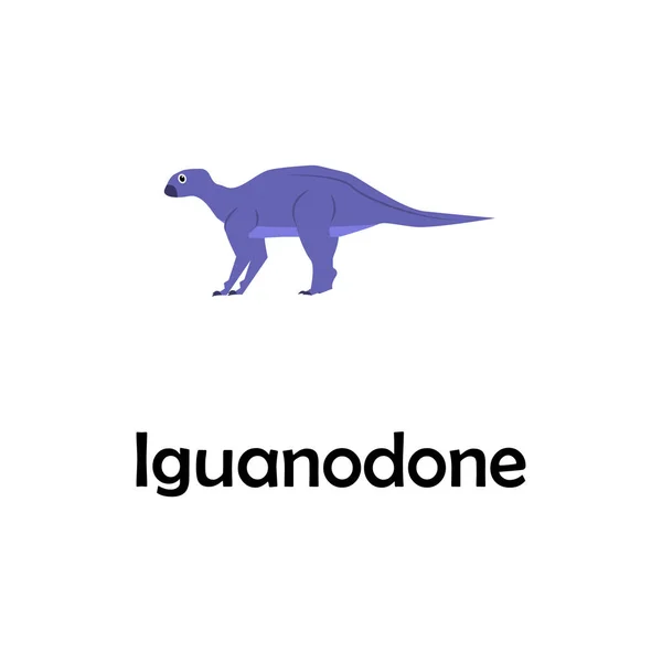 Iguanodone Afbeelding Element Van Reizen Pictogram Voor Mobiele Concept Web — Stockvector