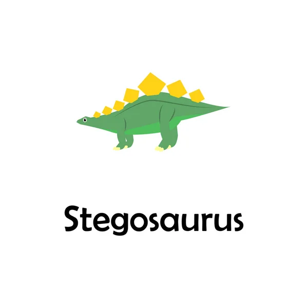 Stegosaurus Illustratie Element Van Reizen Pictogram Voor Mobiele Concept Web — Stockvector