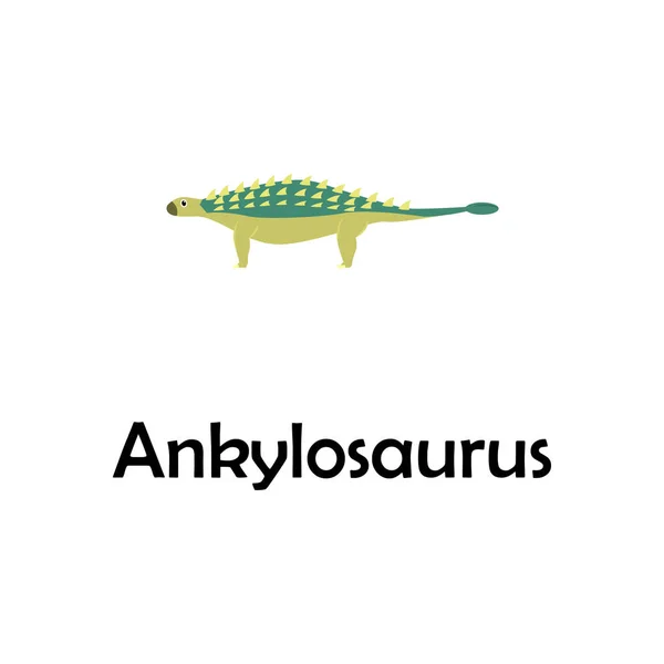 Ankylosaurus Illustration Element Des Reise Symbols Für Mobile Konzepte Und — Stockvektor