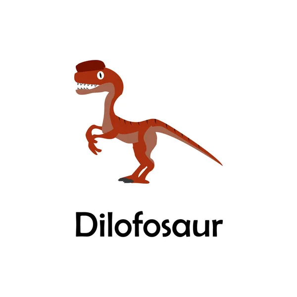 Dilofosaur afbeelding. Element van reizen pictogram voor mobiele concept en web apps. Dunne lijn dilofosaur pictogram kan worden gebruikt voor web en mobiel. Pictogram voor voorbehouden — Stockvector