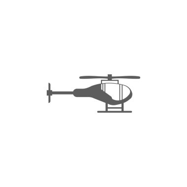 Helikopter simgesi. Bir kontrollü uçak simgesi unsurları. Premium Kalite grafik tasarım. İşaretler, Web siteleri, web tasarım, beyaz arka plan üzerinde hareket eden app için anahat sembolleri koleksiyonu simgesi