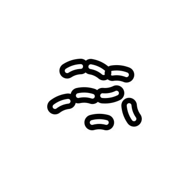 Bakteri ikonu. Virüs simgesi elementi. Kaliteli grafik tasarım simgesi. Beyaz arkaplanda web siteleri, web tasarımı, mobil uygulama için işaretler ve semboller koleksiyonu simgesi