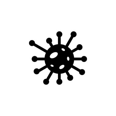 Bakteri ikonu. Virüs simgesi elementi. Kaliteli grafik tasarım simgesi. Beyaz arkaplanda web siteleri, web tasarımı, mobil uygulama için işaretler ve semboller koleksiyonu simgesi