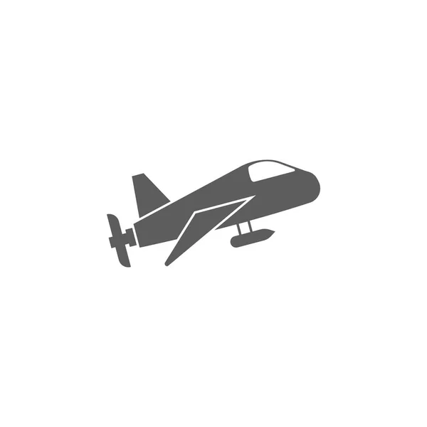 Uçak Ile Kamera Simgesi Bir Kontrollü Uçak Simgesi Unsurları Premium — Stok Vektör