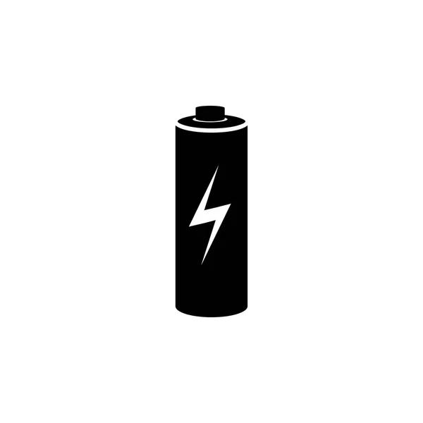 Battery Charging Icon White Background — Stock Vector