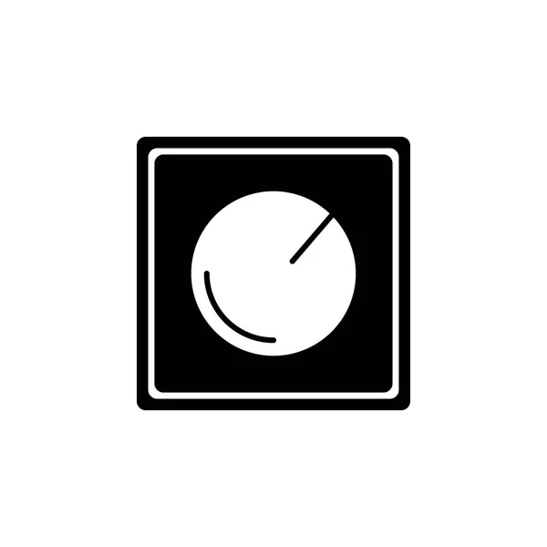 Ściemniacz Ikona Onwhite Tle Znaki Symbole Można Dla Www Logo — Wektor stockowy