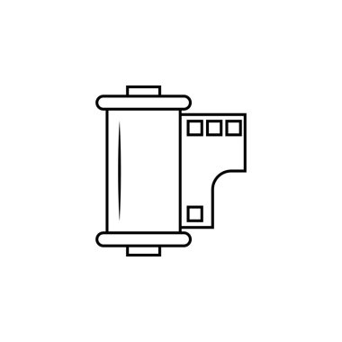 Film simgesi. Popüler kamera simgesi unsuru. Premium Kalite grafik tasarım. İşaretler, Semboller Koleksiyonu simgesi Web siteleri, web tasarım, beyaz arka plan üzerinde