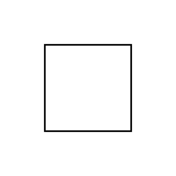 Τετράγωνο Εικονίδιο Γεωμετρικό Σχήμα Στοιχείο Έννοια Και Ιστού Για Εφαρμογές — Διανυσματικό Αρχείο