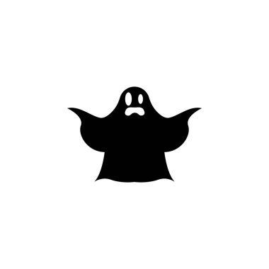 hayalet simgesi. Korkuluk simgesi unsuru. Premium Kalite grafik tasarım simgesi. Web siteleri, web tasarım, beyaz arka plan üzerinde hareket eden app için işaret ve sembolleri toplama simgesi