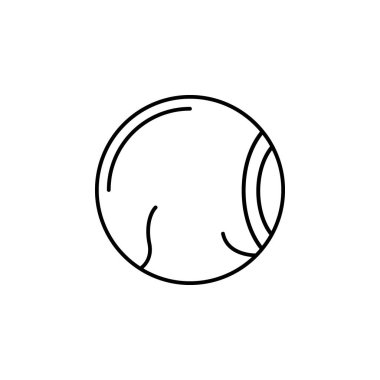 göz simgesi. Cadılar Bayramı illüstrasyon unsuru. Premium Kalite grafik tasarım simgesi. Web siteleri, web tasarım, beyaz arka plan üzerinde beyaz arka plan üzerinde hareket eden app için işaret ve sembolleri toplama simgesi