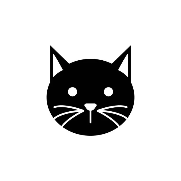 Katzensymbol Element Der Geisterelemente Illustration Dünne Linie Illustration Für Website — Stockvektor