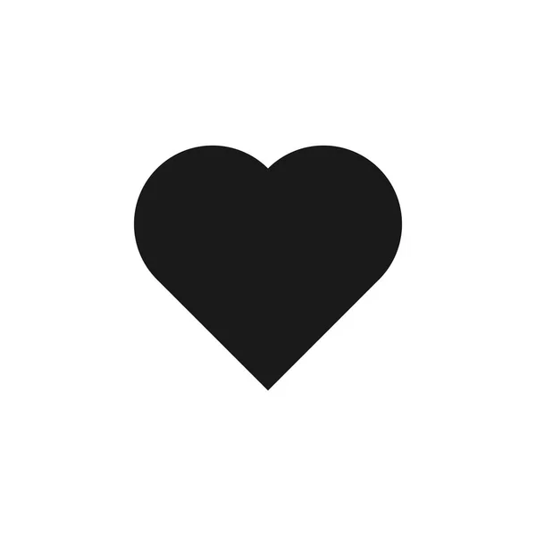 Felhasználó szív ikonja. Jelek és szimbólumok használható web, logó, mobil app, Ui, Ux — Stock Vector