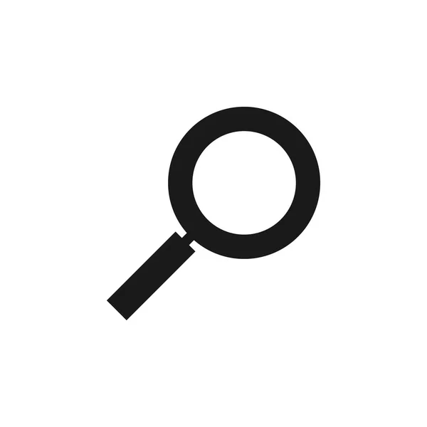 Ícone de pesquisa de lupa de usuário. Sinais e símbolos podem ser usados para web, logotipo, aplicativo móvel, UI, UX — Vetor de Stock