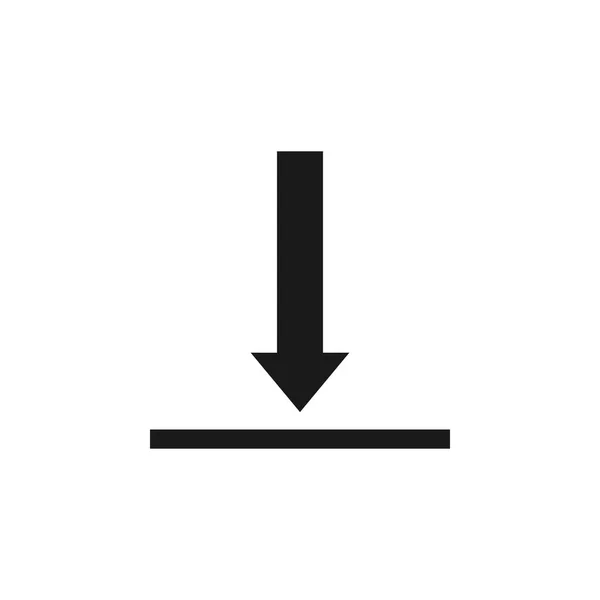 Memperluas ikon unduhan pengguna. Tanda dan simbol dapat digunakan untuk web, logo, aplikasi mobile, UI, UX - Stok Vektor