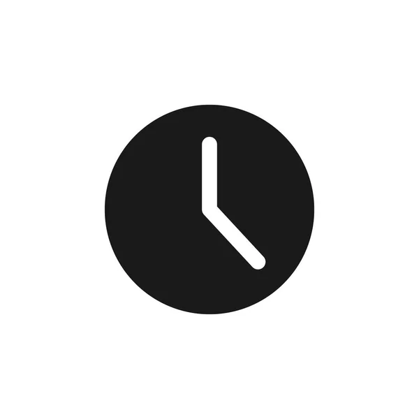 Icône de l'horloge du site utilisateur. Signes et symboles peuvent être utilisés pour le web, logo, application mobile, UI, UX — Image vectorielle