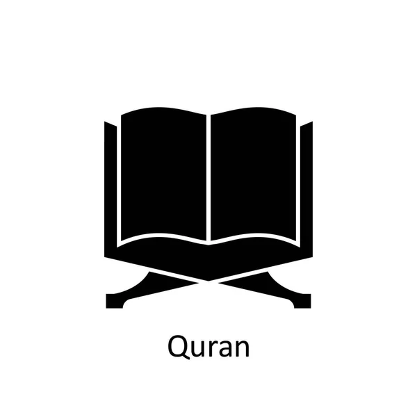 Ramadán Quran icono. Elemento del icono de la ilustración de Ramadán. Muslim, Islam signos y símbolos se pueden utilizar para la web, logotipo, aplicación móvil, interfaz de usuario, UX — Archivo Imágenes Vectoriales