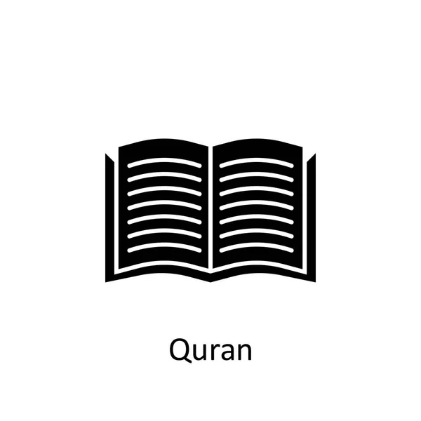 Ikona ramadánu Koránu. Prvek ikony Ramadan-ilustrace Muslimové, znaky a symboly islámu mohou být použity pro web, logo, mobilní aplikace, UI, UX — Stockový vektor