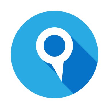 uzun gölge ile akut açı simgesi ile pin. Web simgeleri öğesi. Premium kalite grafik tasarım simgesi. İnternet siteleri, web tasarımı, mobil uygulama için işaretler ve semboller koleksiyonu
