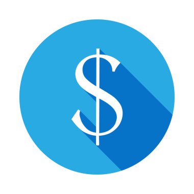 uzun gölge ile dolar işareti simgesi. Web simgeleri öğesi. Premium kalite grafik tasarım simgesi. İnternet siteleri, web tasarımı, mobil uygulama için işaretler ve semboller koleksiyonu