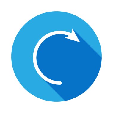 uzun gölge ile dairesel ok simgesi. Web simgeleri öğesi. Premium kalite grafik tasarım simgesi. İnternet siteleri, web tasarımı, mobil uygulama için işaretler ve semboller koleksiyonu