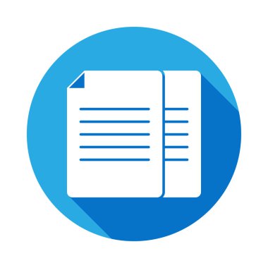 uzun gölge ile kağıt simge sayfaları. Web simgeleri öğesi. Premium kalite grafik tasarım simgesi. İnternet siteleri, web tasarımı, mobil uygulama için işaretler ve semboller koleksiyonu