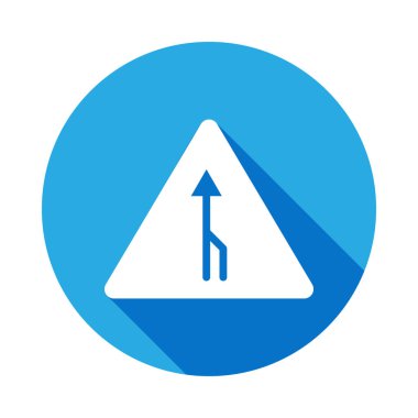 uzun gölge ile yol işareti simgesi. Web simgeleri öğesi. Premium kalite grafik tasarım simgesi. İnternet siteleri, web tasarımı, mobil uygulama için işaretler ve semboller koleksiyonu