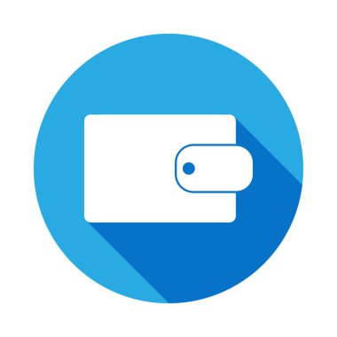 uzun gölge ile cüzdan simgesi. Web simgeleri öğesi. Premium kalite grafik tasarım simgesi. İnternet siteleri, web tasarımı, mobil uygulama için işaretler ve semboller koleksiyonu
