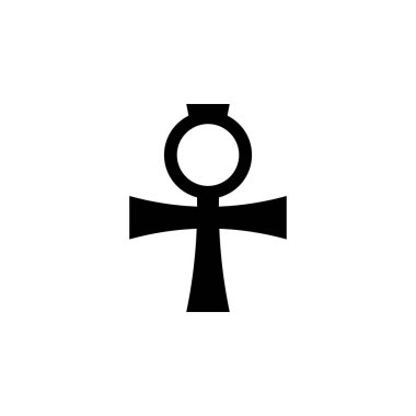 Mısır Haç Ankh işareti simgesi. Mobil konsept ve web uygulamaları için din işareti simgesi öğesi. Ayrıntılı Mısır Cross Ankh simgesi web ve mobil için kullanılabilir