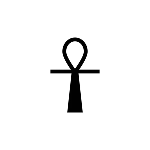 Altägyptisches Ankh-Zeichen-Symbol. Element der Religion Zeichen-Symbol für mobile Konzept und Web-Apps. detaillierte alte ägyptische Ankh-Symbol kann für Web-und mobile verwendet werden — Stockvektor