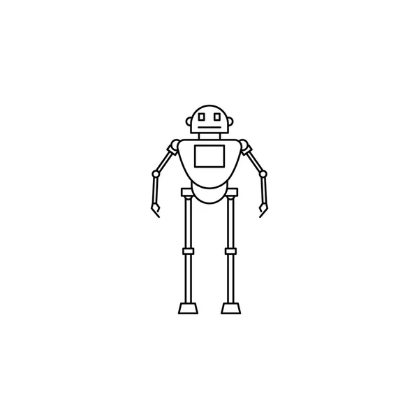 Ikonę robota. Element popularnej ikony robota. Wysokiej jakości projekt graficzny. Znaki, ikona kolekcja symboli dla stron internetowych, projektowanie stron internetowych, — Wektor stockowy