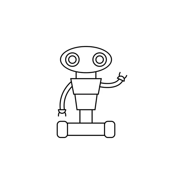 로봇 아이콘. 인기 로봇 아이콘의 요소. 프리미엄 품질의 그래픽 디자인. 웹 사이트, 웹 디자인에 대한 기호 컬렉션 아이콘, 기호, — 스톡 벡터
