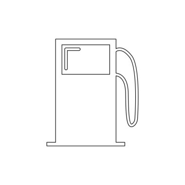 gaz anahat simgesi. Araç onarım illüstrasyon simgesi nin öğeleri. İşaretler ve semboller web, logo, mobil uygulama, Ui, Ux için kullanılabilir