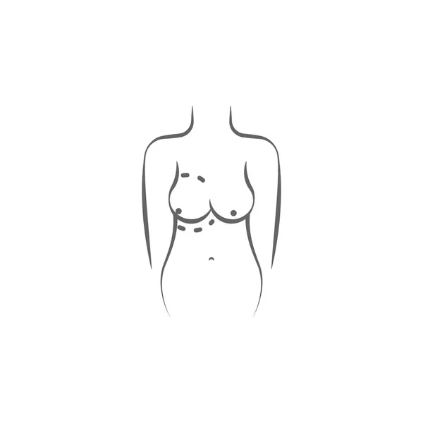 Εικονίδιο χειρός πλαστική χειρουργική. Στοιχεία της εικόνας ανύψωσης προσώπου και σώματος. Σημεία και σύμβολα μπορούν να χρησιμοποιηθούν για Web, λογότυπο, εφαρμογή για κινητά, UI, UX σε λευκό φόντο — Διανυσματικό Αρχείο
