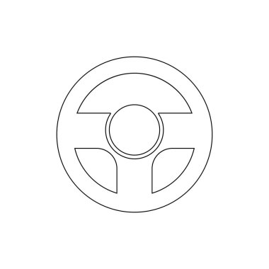 direksiyon anahat simgesi. Araç onarım illüstrasyon simgesi nin öğeleri. İşaretler ve semboller web, logo, mobil uygulama, Ui, Ux için kullanılabilir