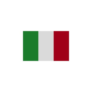 İtalya renkli simgesi bayrağı. Bayraklar resim simgesi öğeleri. İşaretler ve semboller web, logo, mobil uygulama, Ui, Ux için kullanılabilir