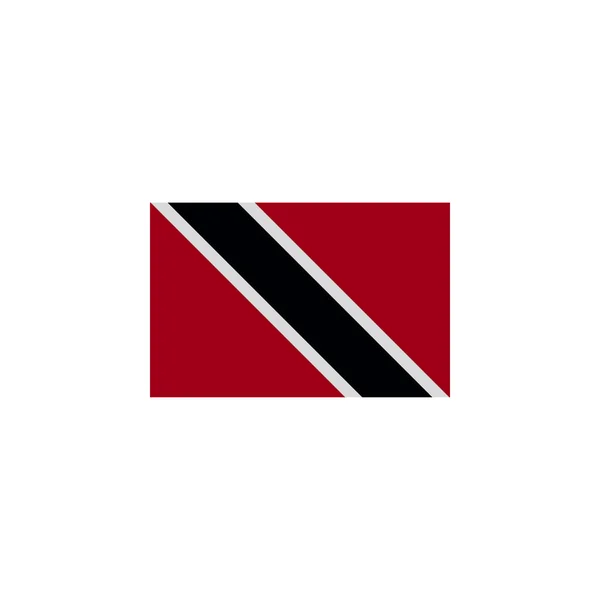 Trinidad och Tobagos flagga Färgad ikon. Element av flaggor illustration ikon. Skyltar och symboler kan användas för webb, logo, mobilapp, UI, UX — Stock vektor