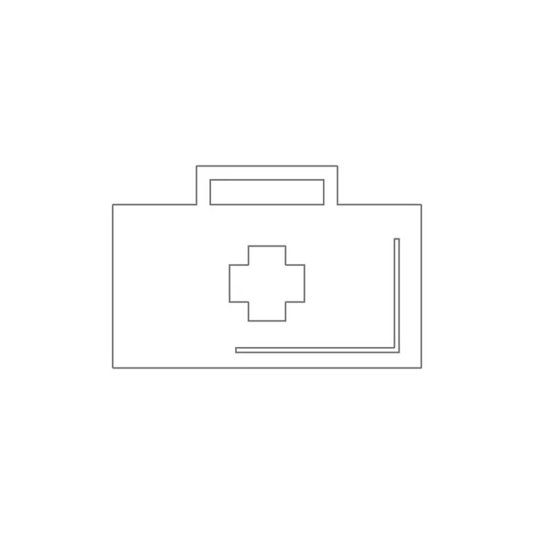 Icono del botiquín de primeros auxilios. Elementos del icono de la ilustración de reparación de automóviles. Los signos y símbolos se pueden utilizar para la web, logotipo, aplicación móvil, interfaz de usuario, UX — Vector de stock
