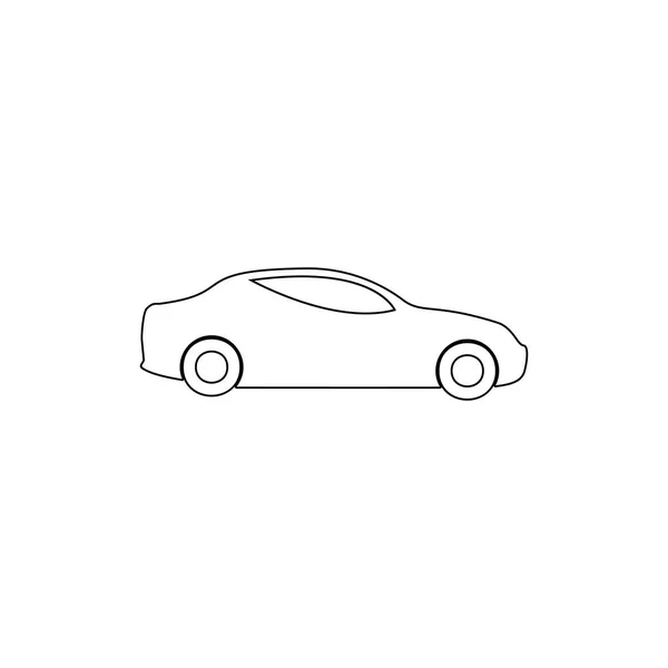 スポーツカーのアウトラインアイコン。車種アイコンの要素。プレミアム品質のグラフィックデザインアイコン。ウェブサイト、ウェブデザイン、モバイルアプリの標識とシンボルコレクションアイコン — ストックベクタ
