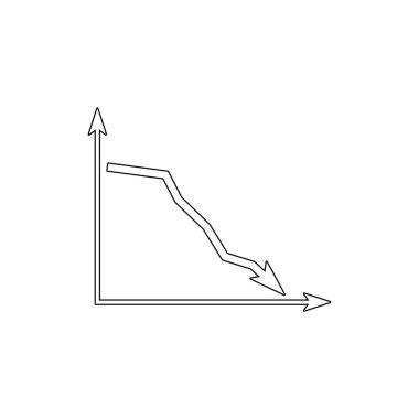 grafik ve diyagram simgesi. İş göstergeleri simgesinin öğeleri. Üstün kaliteli grafik tasarım. Web siteleri, web tasarımı, mobil uygulama için işaretler, anahat sembolleri toplama simgesi