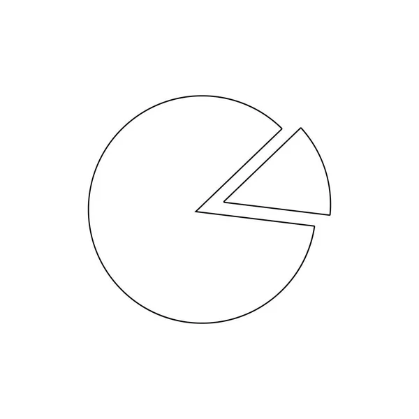 Grafik und Diagramm-Symbol. Elemente eines Geschäftsindikatoren-Symbols. hochwertiges Grafikdesign. Zeichen, Umrisse Symbolsammlung Symbol für Webseiten, Web-Design, mobile App — Stockvektor