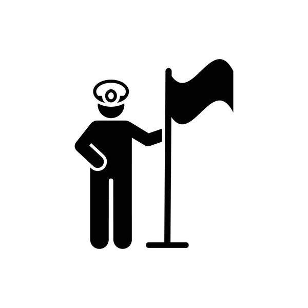 Soldat, yrken, mannen, hjälm, Patriot piktogram Icon — Stock vektor