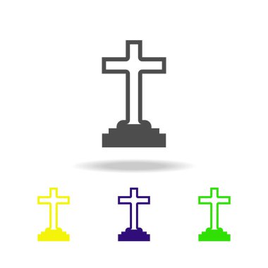 Çok renkli simgeyi çaprazla. Hayalet element illüstrasyon unsuru. İşaretler ve semboller simgesi web, logo, mobil uygulama, Ui, Ux için kullanılabilir