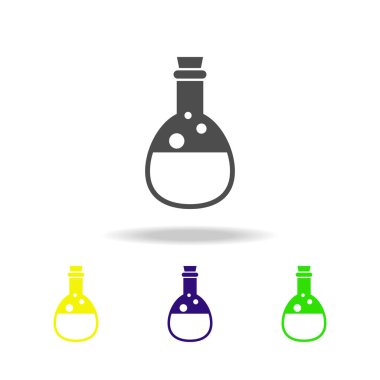 iksir çok renkli simgesi. Hayalet element illüstrasyon unsuru. İşaretler ve semboller simgesi web, logo, mobil uygulama, Ui, Ux için kullanılabilir