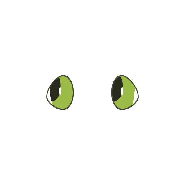 ตาสัตว์ ไอคอนสีเขียว องค์ประกอบของไอคอนหลายสีของดวงตา ไอคอนการออกแบบกราฟิกคุณภาพพรีเมี่ยม — ภาพเวกเตอร์สต็อก