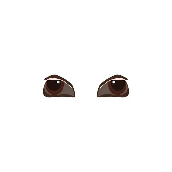 Очі тварин значок коричневого кольору. Елементи очей багатокольорові піктограми. Піктограма графічного дизайну преміум якості — стоковий вектор